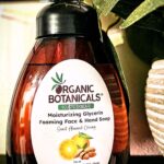 Organic Botanicals Moisturizing Glycerin Foaming Face & Hand Soap Sweet Almond Orange - 8.5 Ounces