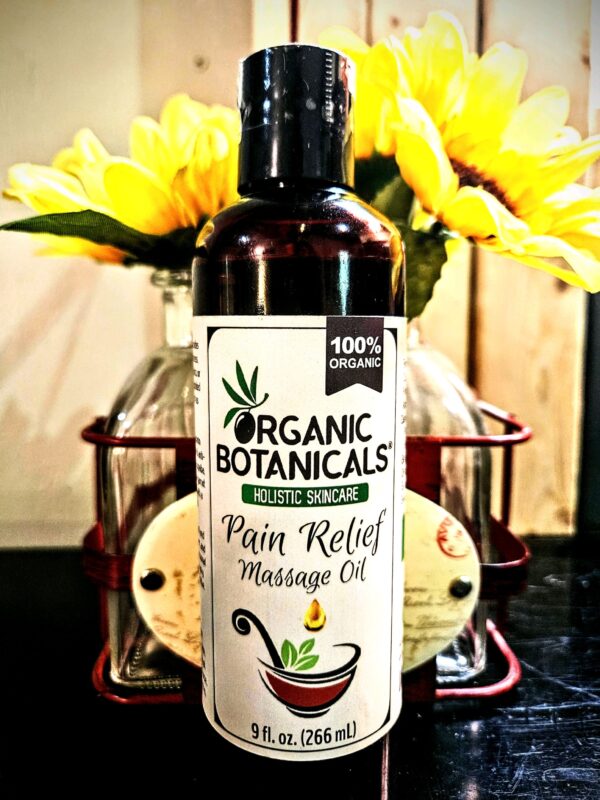 Organic Botanicals Pain Relief Massage Oil - 9 Ounces