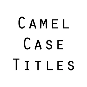 Generocity Help: Listing title guidelines - title casing – Generocity A black on white image that reads "Camel Case Titles". Generocity listing title guidelines. Capitalize the first letter of each word on your product title. This way, your title will look clean and professional, swiftly conforming to Generocity’s guidelines. Don't use ALL CAPS as it appears hard sell and less appealing to customers.