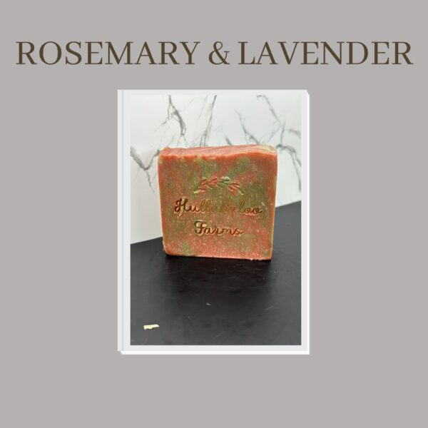 Hullabaloo Farms Rosemary Lavender Goat Milk Tallow Soap - 4 Ounces