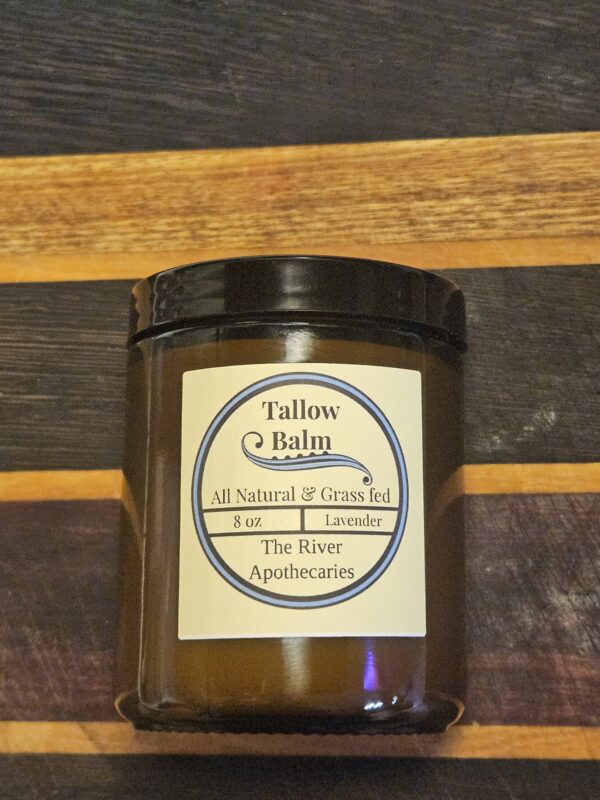 The River Apothecaries Tallow Balm Lavender - 8 Oz