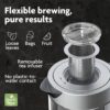 Vianté Electric Kettle With Infuser For Loose Leaf. Hot Tea Maker With Temperature Control And Automatic Shut Off. Tea Kettle With Brewing Programs. 1.5 Liters Capacity - Image 3