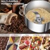Grain Mill Grinder High Speed Electric Stainless Steel Grinder Cereals Corn Flour Pulverizer Powder Machine for Dry Spice Herbs Grains Coffee Rice Pepper - Image 3