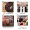 Grain Mill Grinder High Speed Electric Stainless Steel Grinder Cereals Corn Flour Pulverizer Powder Machine for Dry Spice Herbs Grains Coffee Rice Pepper - Image 6