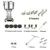 Grain Mill Grinder High Speed Electric Stainless Steel Grinder Cereals Corn Flour Pulverizer Powder Machine for Dry Spice Herbs Grains Coffee Rice Pepper - Image 7