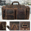 The Leather Farm Farm Premium Buffalo Leather Duffel Weekender Bag - Image 8