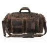 The Leather Farm Farm Premium Buffalo Leather Duffel Weekender Bag - Image 10
