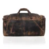 The Leather Farm Farm Premium Buffalo Leather Duffel Weekender Bag - Image 11