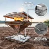 Bigfoot Bushcraft Flatpack Grill, Stove, & Pit - Image 4