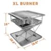 Bigfoot Bushcraft Flatpack Grill, Stove, & Pit - Image 5