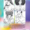 Color Script Studios Fierce & Faithful: Women of Prayer: Black Girl Coloring Book - Image 2