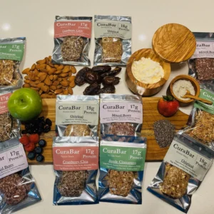 CuraBar Sample Box of 12 Protein Bars