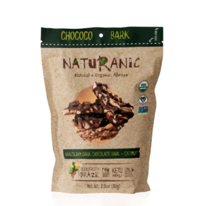 Naturanic Brazillian Dark Chocolate Bark + Coconut