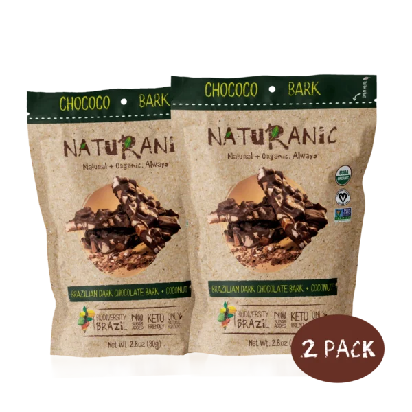 Naturanic Brazillian Dark Chocolate Bark + Coconut