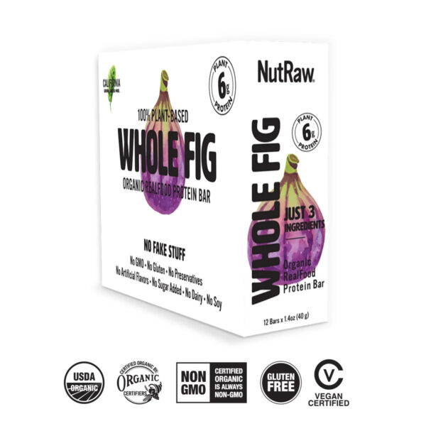 NutBar Whole Fig Bar - 12 Pack (1.4 Oz each)
