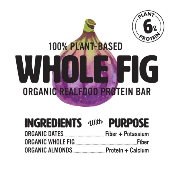 NutBar Whole Fig Bar - 12 Pack (1.4 Oz each)