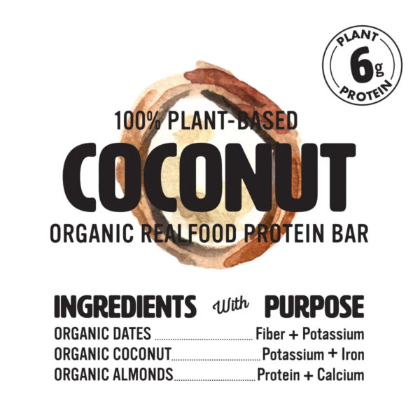 NutRaw Coconut Bar - 12 Pack (1.4 Oz each)